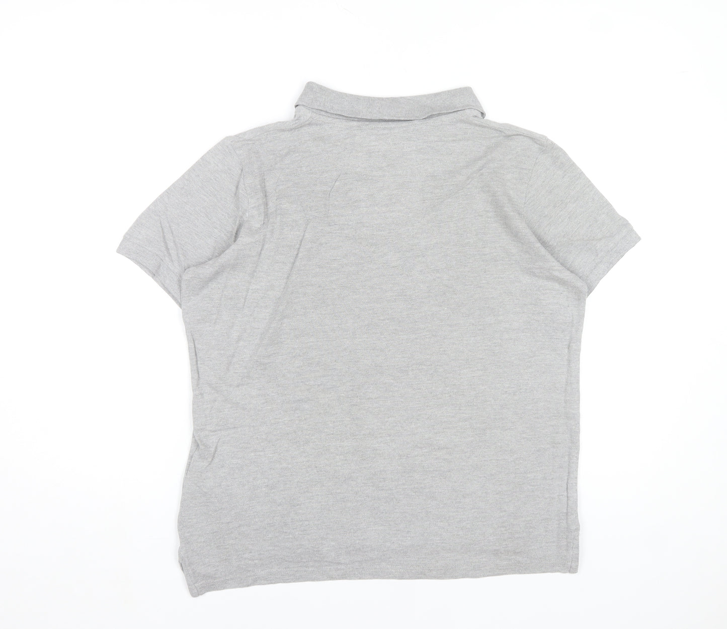 U.S. Polo Assn. Boys Grey Polo Shirt 15-16 Years Regular Fit Casual Top