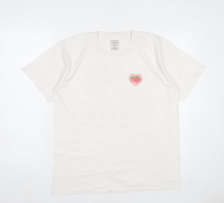 Daisy Street Women’s White Self Care Graphic T-Shirt Size 10 M