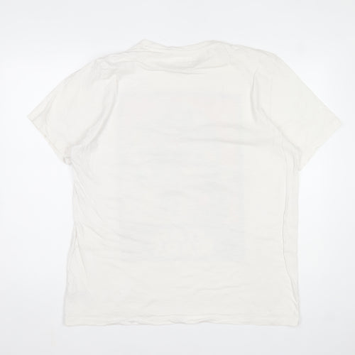 Next Star Wars Men’s White XL R2-D2 Christmas Graphic Cotton T-Shirt