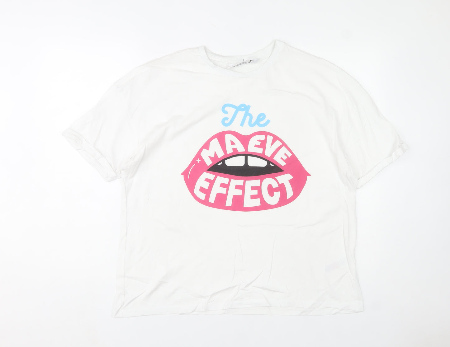 Sex Education Women’s White L Graphic T-Shirt The Maeve Effect