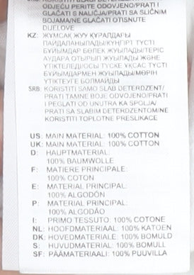 Adidas Girls White 10-11 Years Logo Cotton Short Sleeve T-Shirt