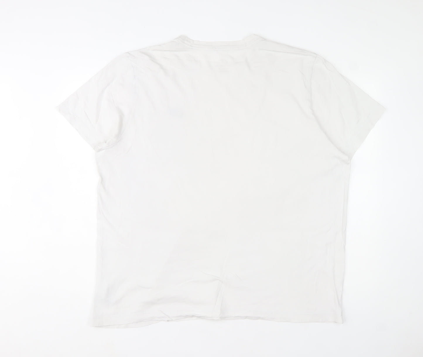 Nike Men's White Crew Neck Short Sleeve Classic Fit T-Shirt XL
