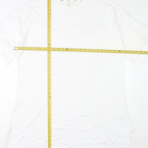 Marks and Spencer Women’s White Cotton T-Shirt Nightshirt XL