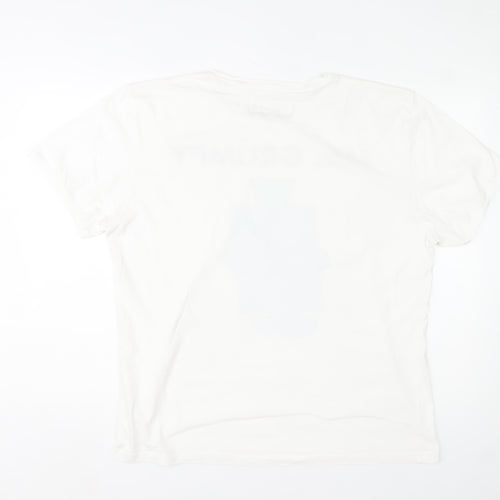 Next Men's White Mr. Grumpy Graphic T-Shirt XL Cotton Casual