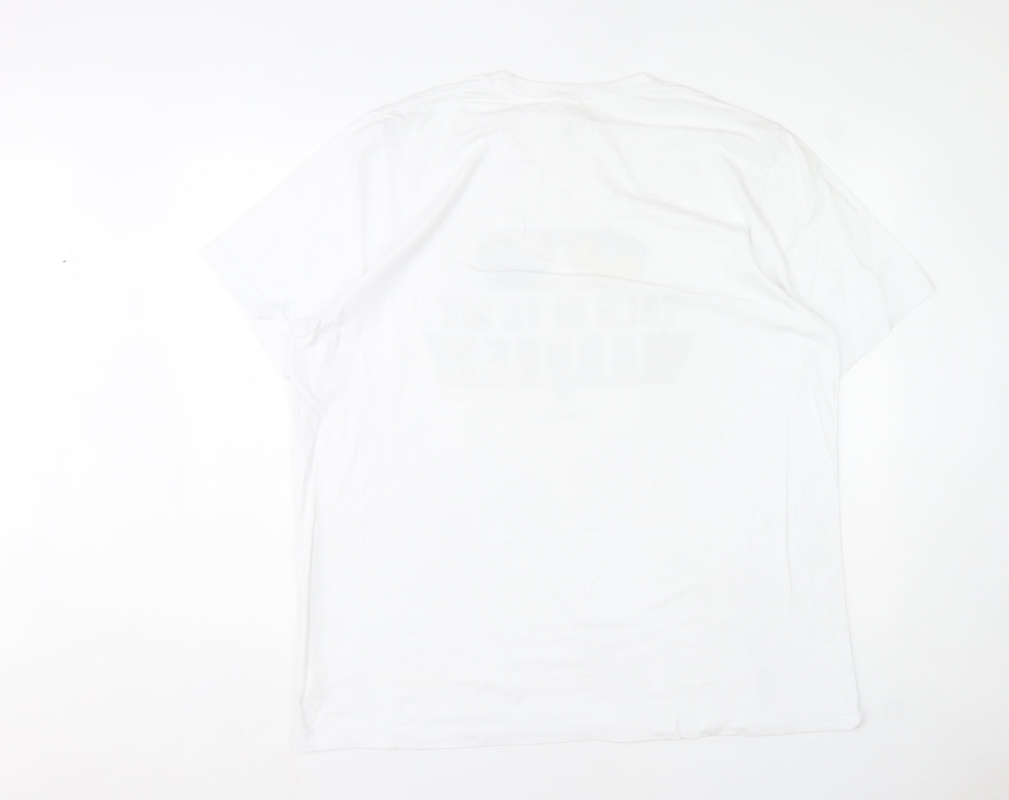 Bella + Canvas Men’s White 2XL Funny Graphic Cotton T-Shirt