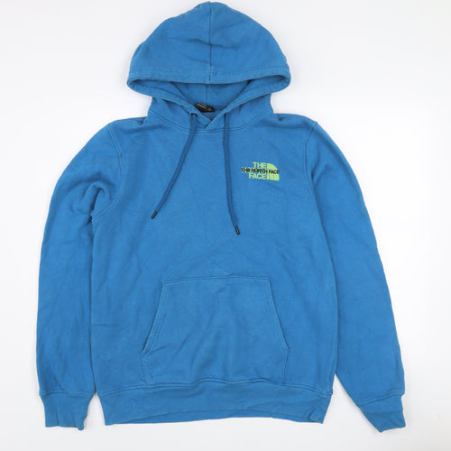The North Face Men's Blue Pullover Logo Hoodie Size S