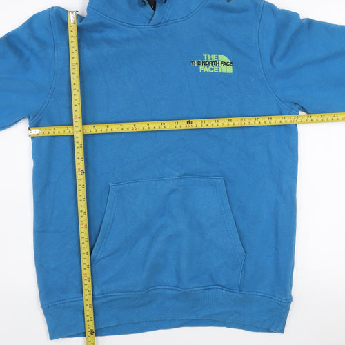 The North Face Men's Blue Pullover Logo Hoodie Size S