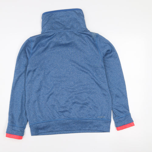 Reebok Women's Blue Medium Pullover Sweatshirt with Cowl Neck