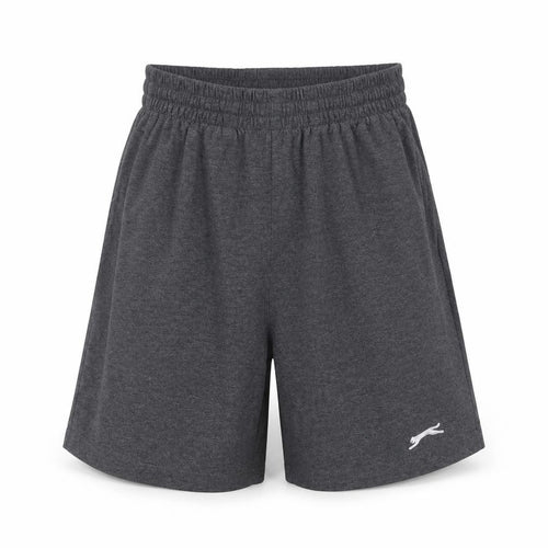 Slazenger Men's Grey Athletic Shorts S Elastic Waist Gym Training