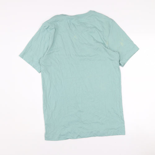 Nike Men's Green Graphic Logo Sports T-Shirt Size S