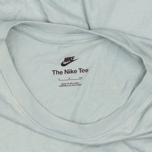 Nike Men's Green Graphic Logo Sports T-Shirt Size S