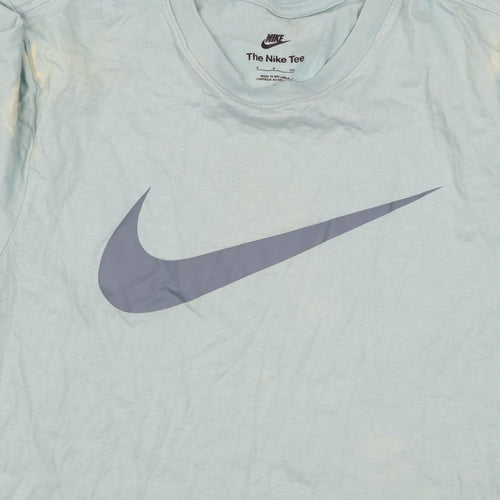 Nike Men's Green Graphic Logo Sports T-Shirt Size S