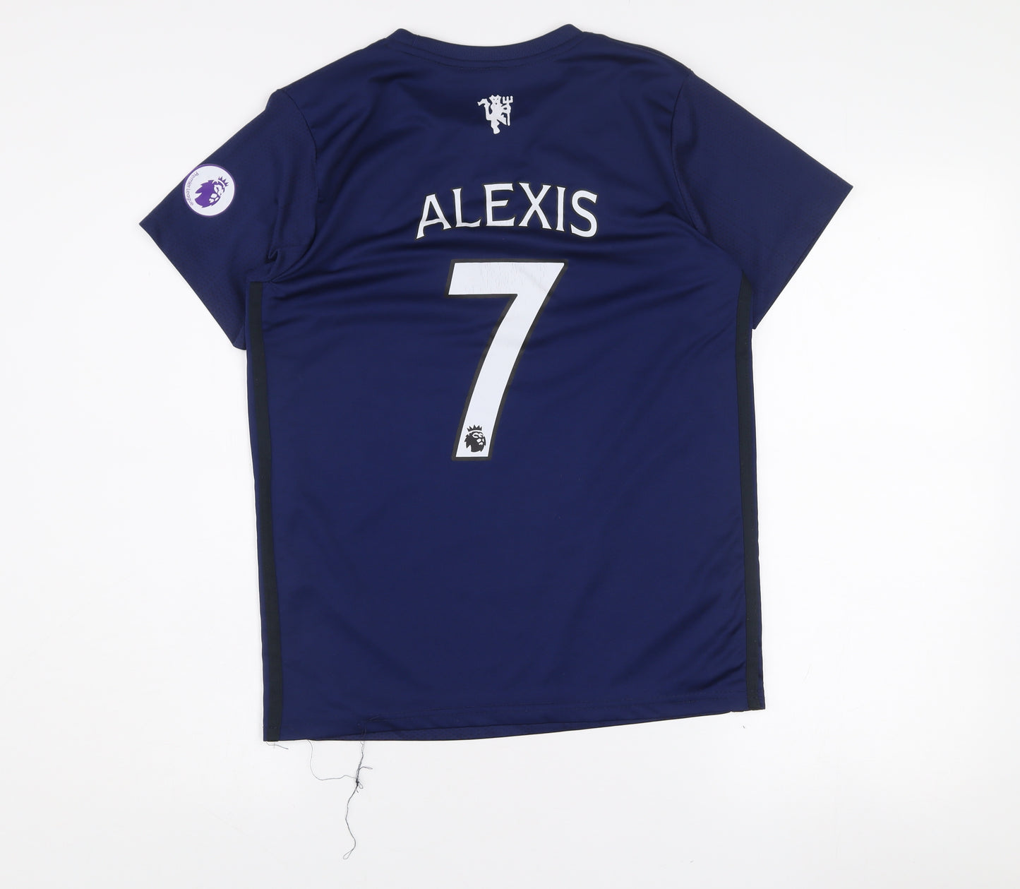 Adidas Boys Blue Manchester United Football Jersey Shirt Size 176