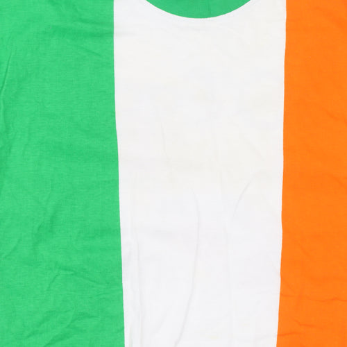 Tour Collection Men's Multicolour Flag Graphic Cotton T-Shirt Size S
