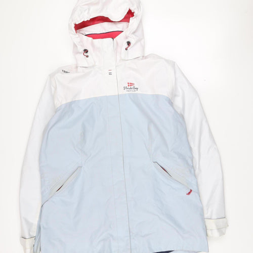 Tribord Women's Blue Waterproof Hooded Rain Coat Jacket XL