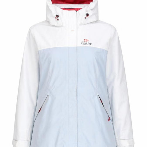 Tribord Women's Blue Waterproof Hooded Rain Coat Jacket XL