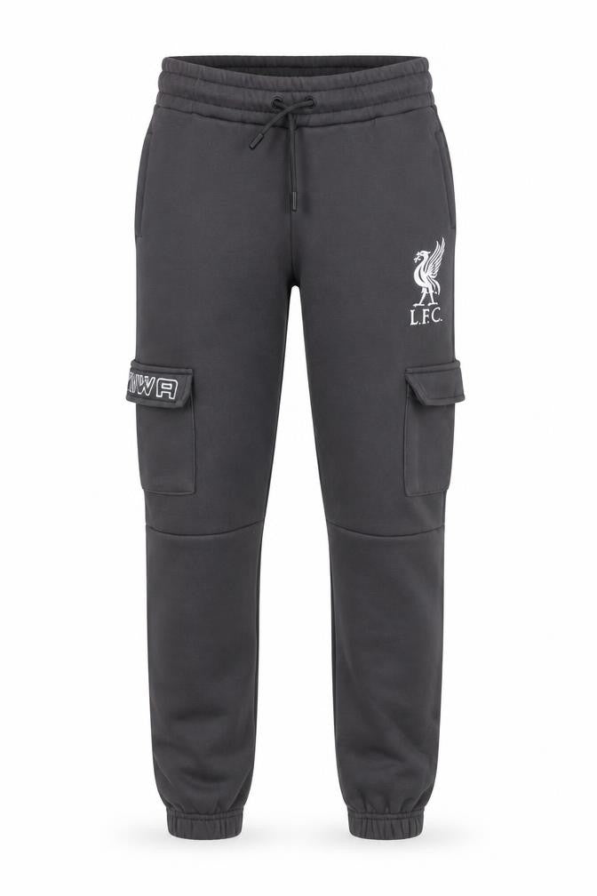 L.F.C. Boys Black Jogger Sweatpants 11-12 Years Cotton Blend Tapered Fit