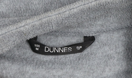 Dunnes Stores Women's Grey Marl Full Zip Fleece Jacket Size 12