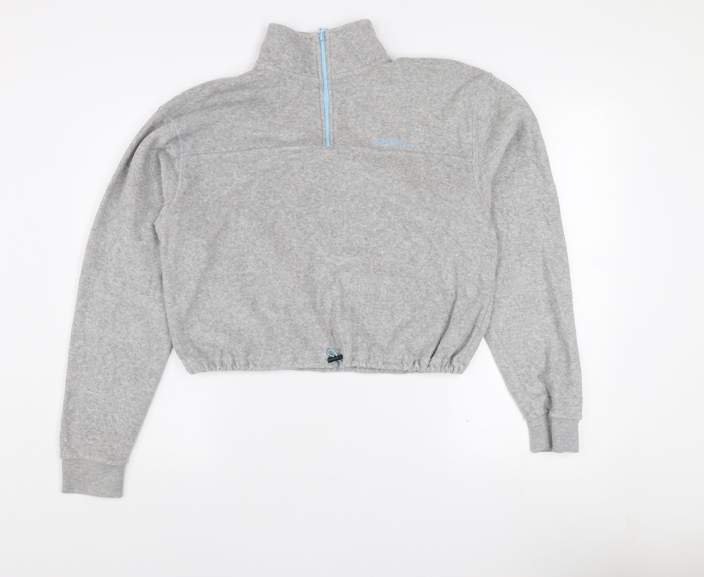 Urban Outfitters Grey 1/4 Zip High Neck Women's Sweatshirt Size S