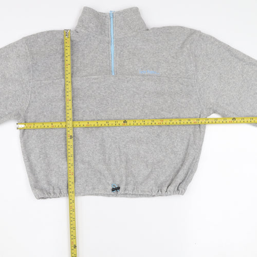 Urban Outfitters Grey 1/4 Zip High Neck Women's Sweatshirt Size S