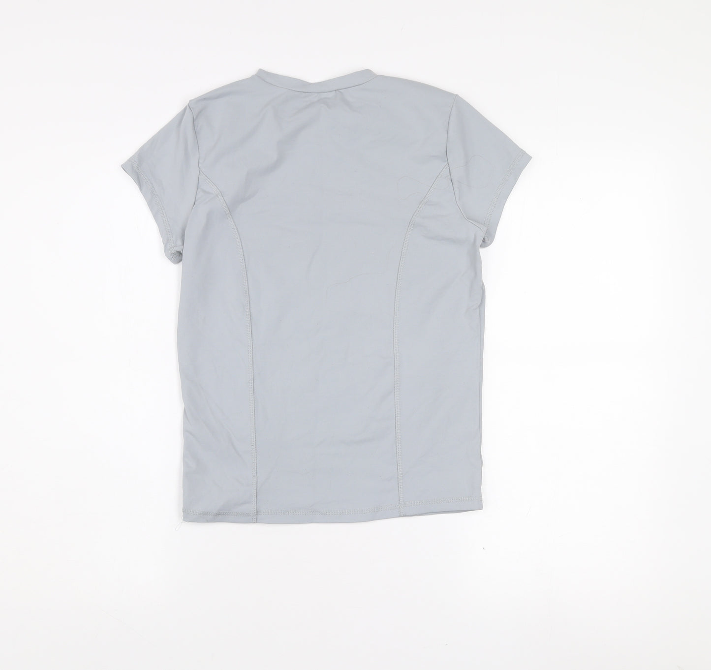 Glassons Women Grey M Short Sleeve Slim Fit Activewear T-Shirt