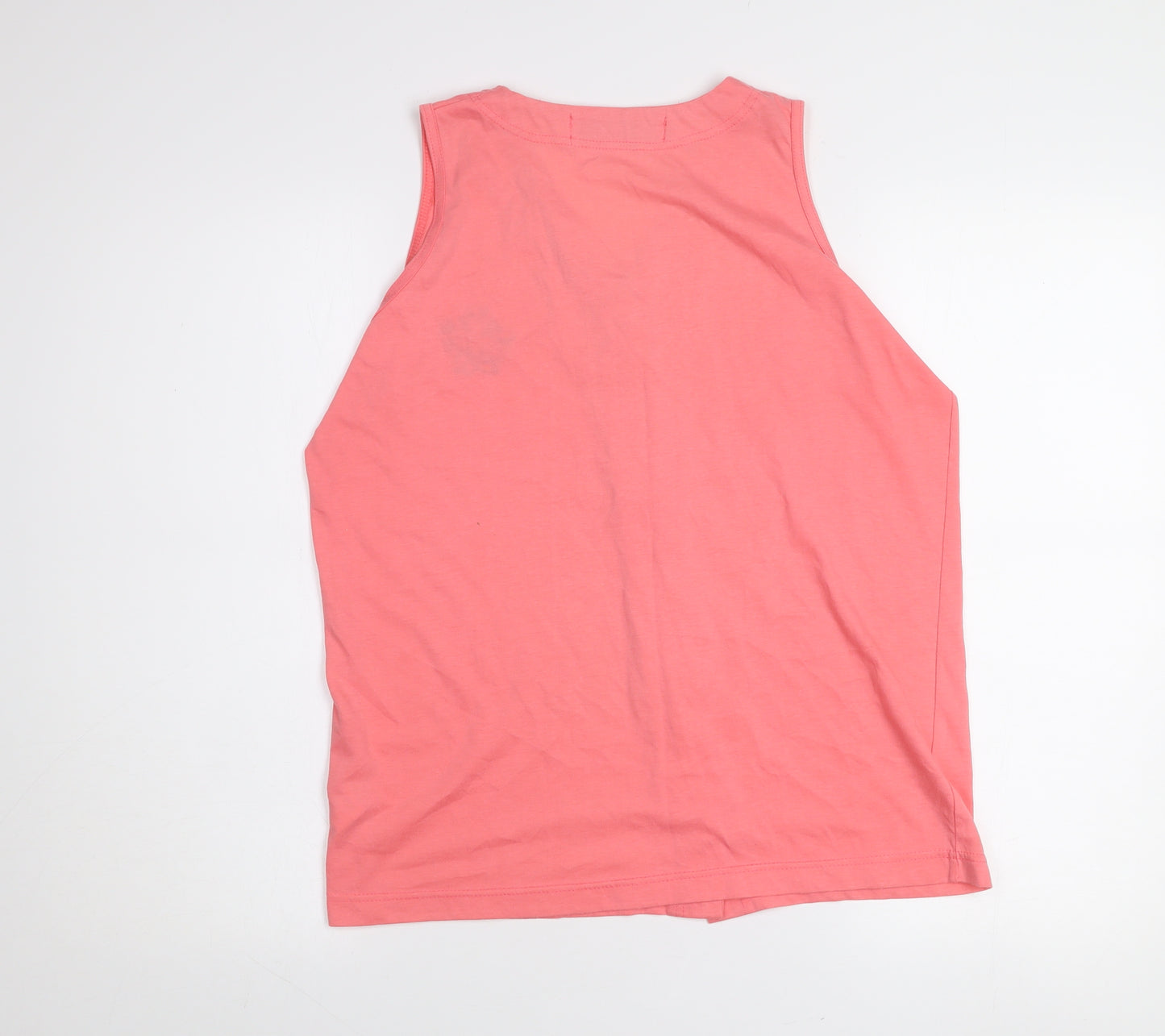 Paramour Women’s Pink Sleeveless Embroidered Button Blouse L