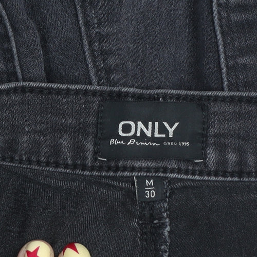 ONLY Women's Black Skinny Stretch Denim Jeans Size M 30