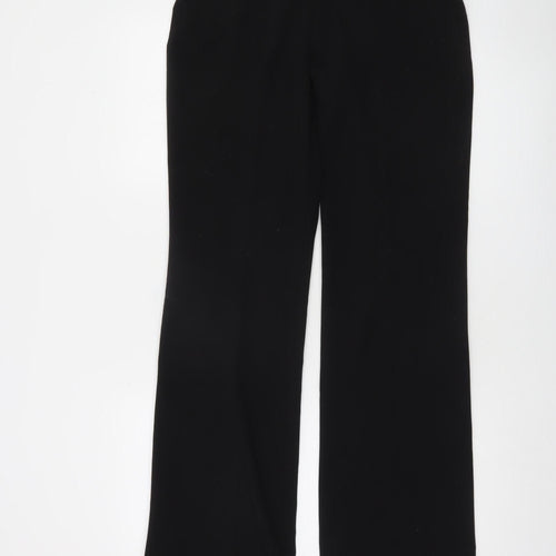 DKNY Women Black Regular Fit Dress Pants Trousers Size 4