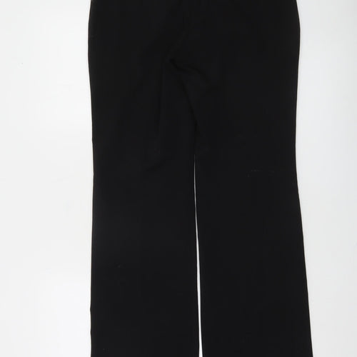 DKNY Women Black Regular Fit Dress Pants Trousers Size 4