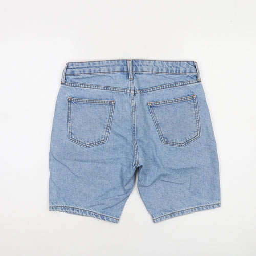 Topman Men's Blue Denim Regular Fit 5-Pocket Shorts Size 28