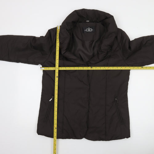 David Barry Womens Brown Size 12 Puffer Jacket Winter Coat