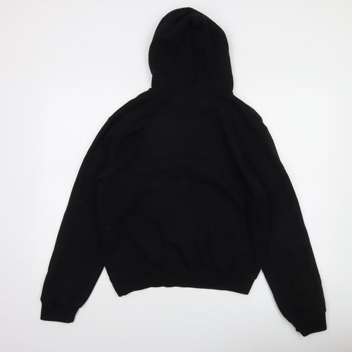 B&C Collection Unisex Black Small Pullover Hoodie with Bee Embroidery