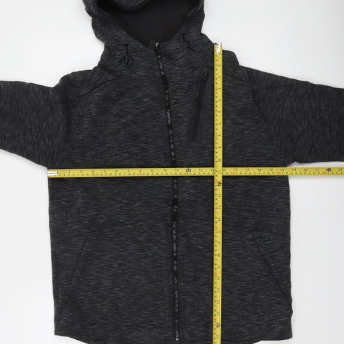 Champion Men's Black Full Zip Hoodie Size M Athletic Fit