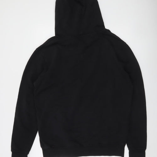 Cloak Mens Black Pullover Hoodie L Fleece Cotton Regular Fit
