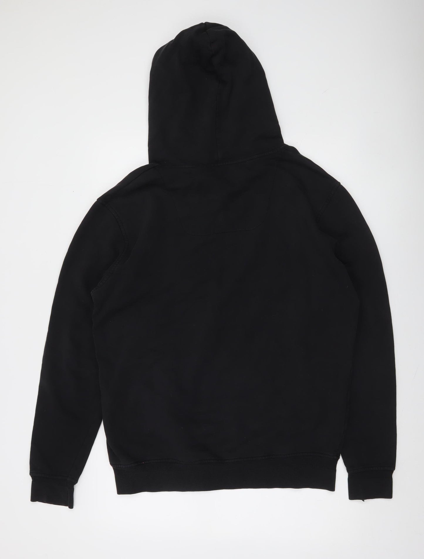 Cloak Mens Black Pullover Hoodie L Fleece Cotton Regular Fit