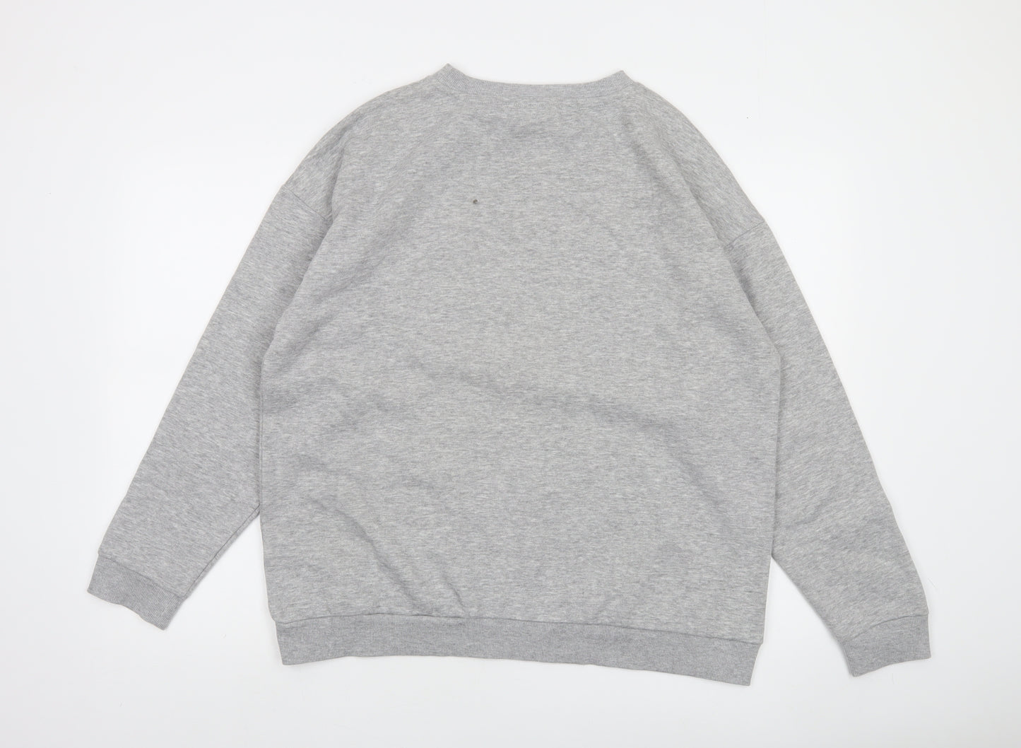 Amara Reya Women's Grey Graphic Print Sweatshirt UK 18