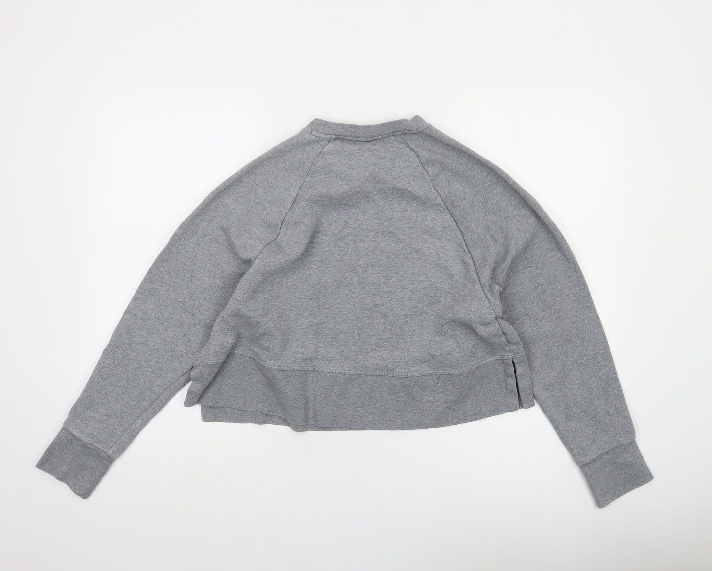 Nike Womens Grey Dri-FIT Pullover Sweatshirt Medium Athletic Fit