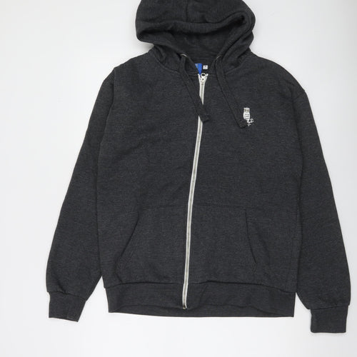 Sheffield Wednesday Mens Grey Full Zip Hoodie Size S