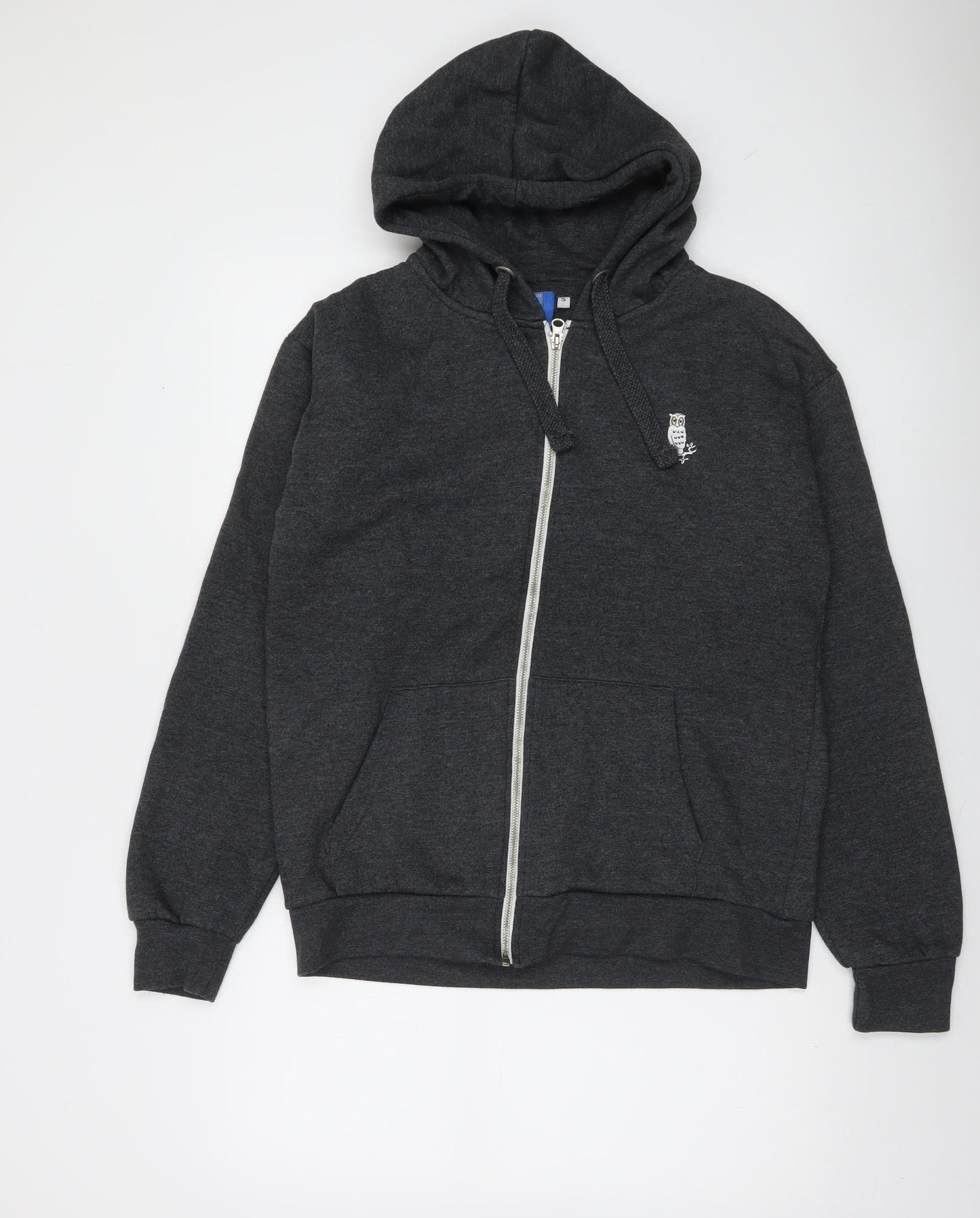 Sheffield Wednesday Mens Grey Full Zip Hoodie Size S