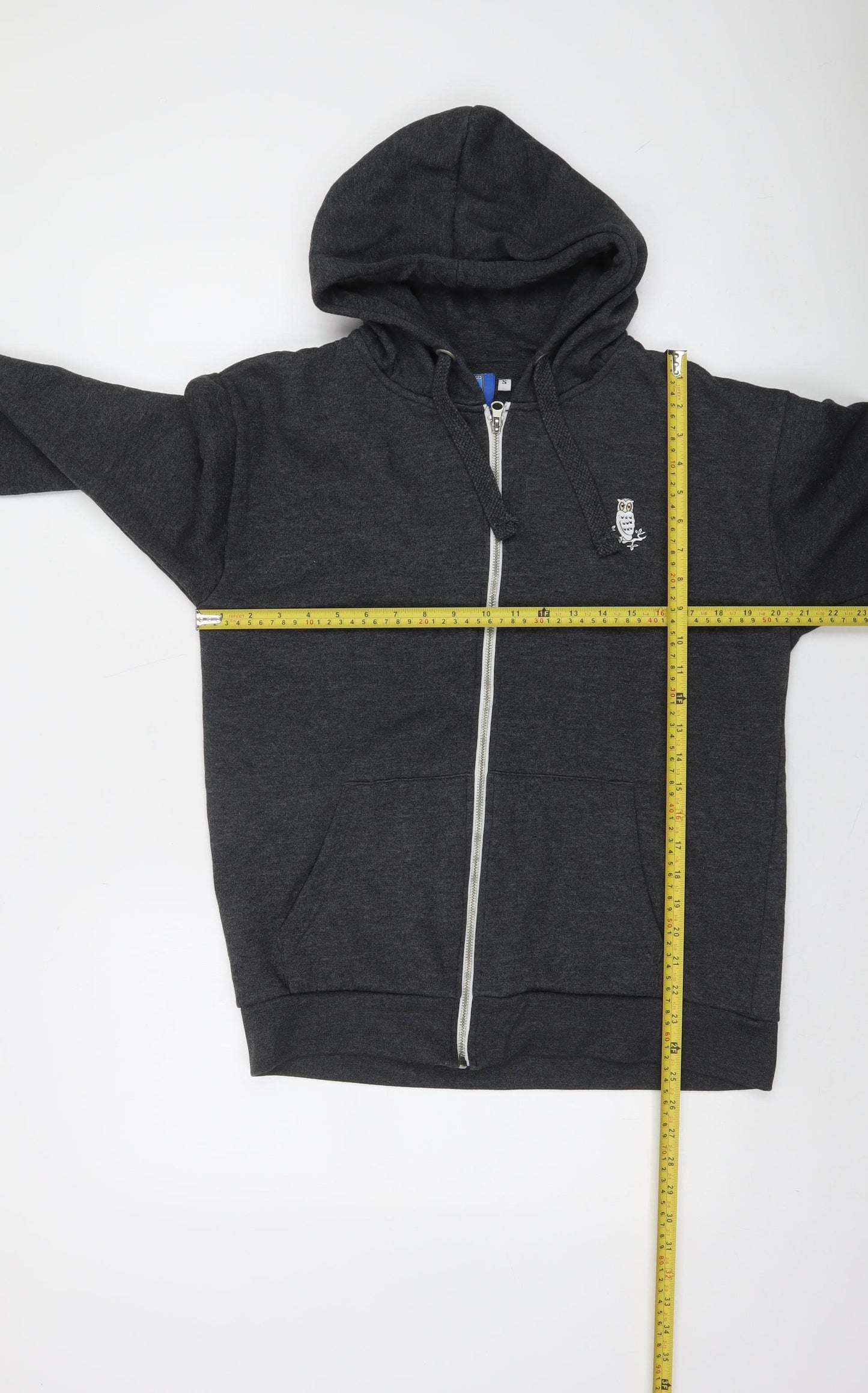 Sheffield Wednesday Mens Grey Full Zip Hoodie Size S