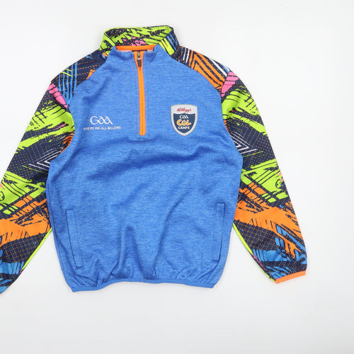 Azzurri Boys Blue 3-4 Years Sports 1/4 Zip Pullover Sweatshirt