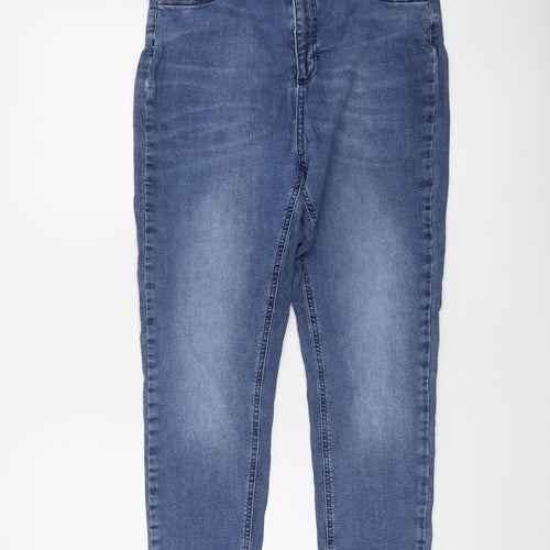 Savida Womens Blue Size 16 Skinny Stretch Denim Jeans