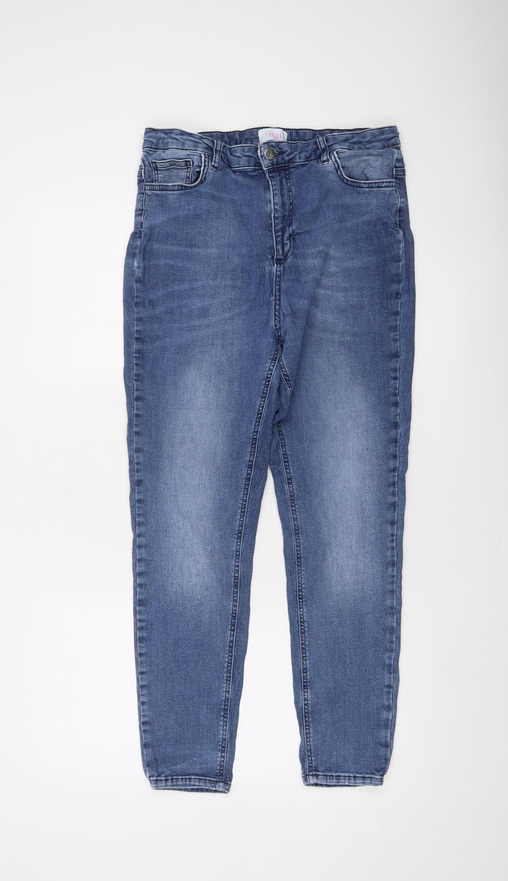 Savida Womens Blue Size 16 Skinny Stretch Denim Jeans