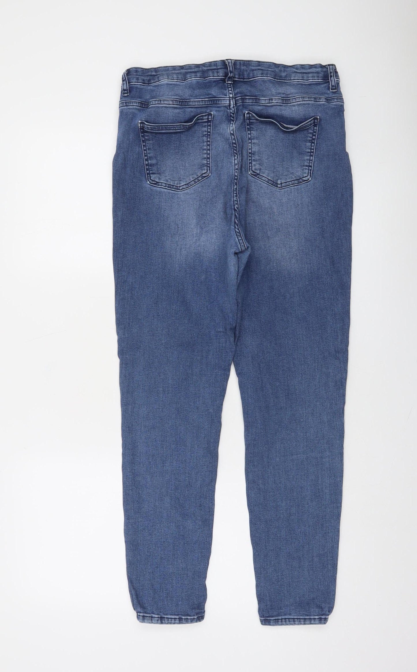 Savida Womens Blue Size 16 Skinny Stretch Denim Jeans