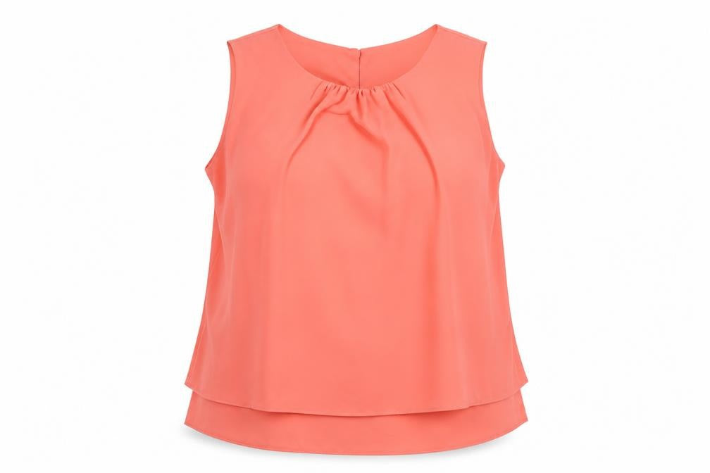 Wallis Women’s Pink Sleeveless Chiffon Blouse UK 18