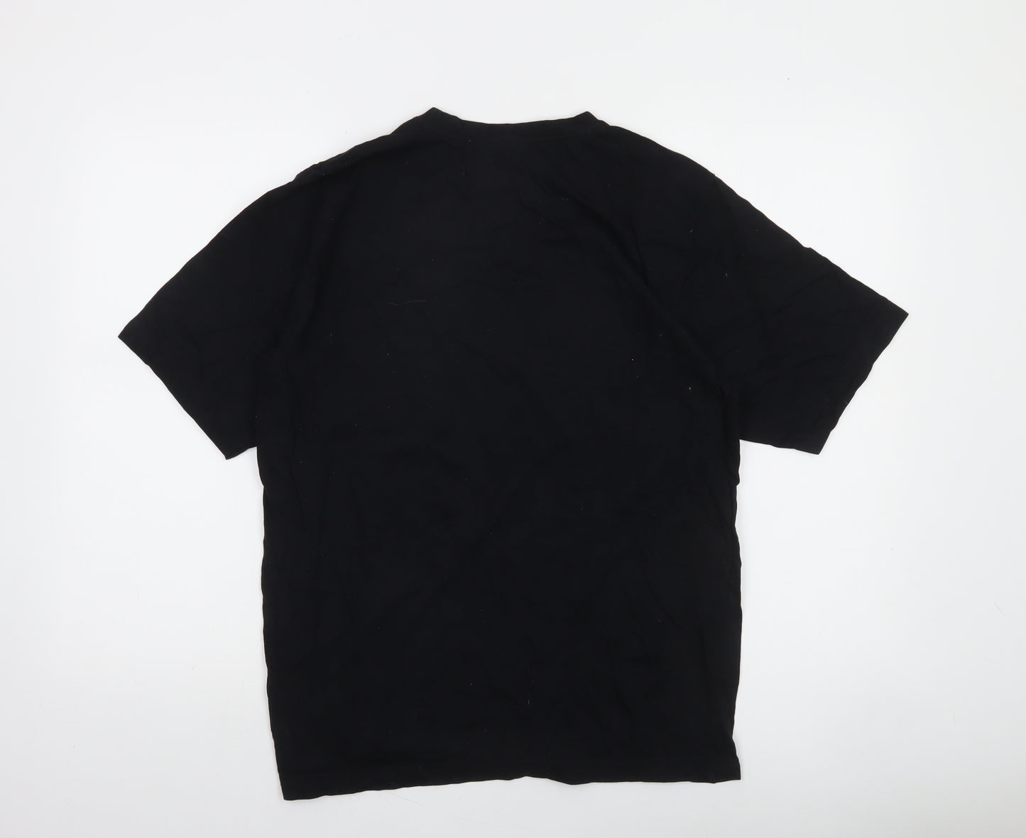 Rebel Men's Black XS Graphic Funny Quote Crew Neck Cotton T-Shirt