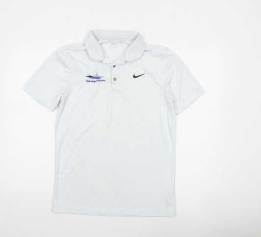 Nike Golf Men's White Dri-Fit Polo Shirt Size S Regular Fit