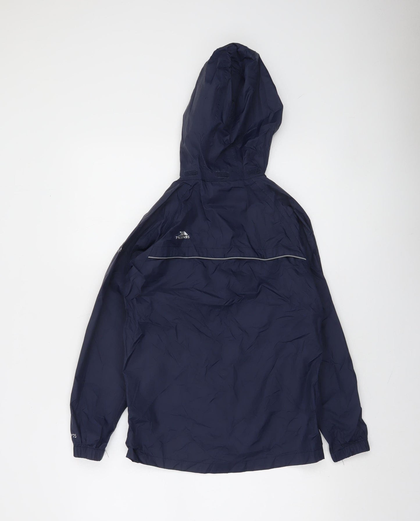 Trespass Boys Blue Waterproof Hooded Rain Jacket 9-10 Years