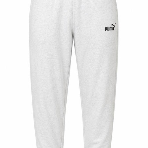 Puma Women Grey Small Jogger Sweatpants - Cotton Blend Lined Comfort