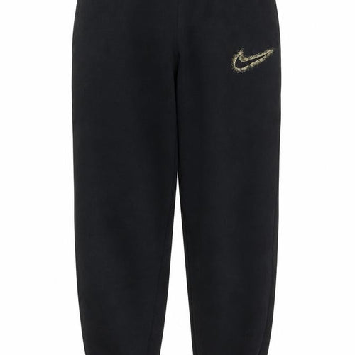 Nike Girls Black Jogger Trousers Size 146cm Fleece Sports Sweatpants